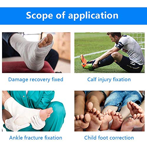 Ankle Brace, Leg Support Foot Orthotic Corrector, Adult Leg Fixation Protector, Soft Comfort Dorsal Night Splint For Relieves Pain And Restores Sprains (3 Sizes) (S) - NewNest Australia