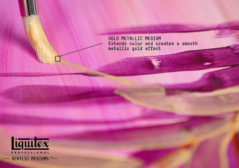 Liquitex Professional Effects Medium, Gold Metallic - NewNest Australia