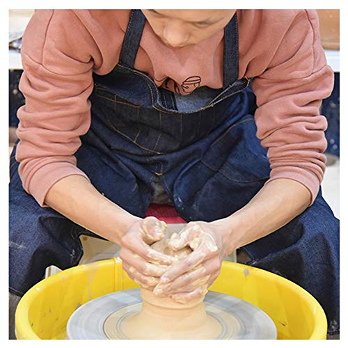 MOCOHANA Adjustable Durable Denim Split Leg Pottery Apron with Tool Pockets(Adult) Adult - NewNest Australia