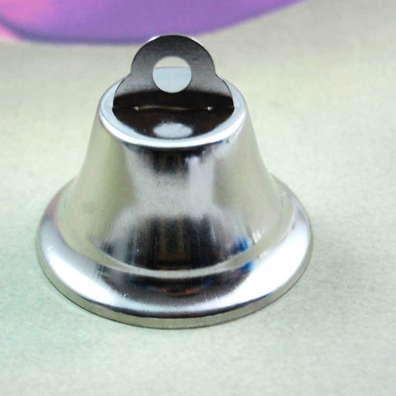SUPVOX 20pcs Craft Bells Jingle Bells Mini Small Bells Silver Wind Chimes Bells Vintage Metal Bells Christmas DIY Craft Wind Chimes Making - NewNest Australia