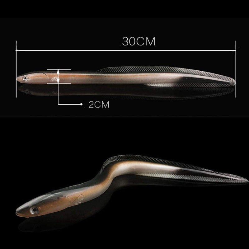 XXhailan Fishing Lures Soft EEL baits Crankbaits Set Fishing Big Fish Baits Lures Fishing Gear Accessories for Freshwater and Saltwater 2Pcs - NewNest Australia