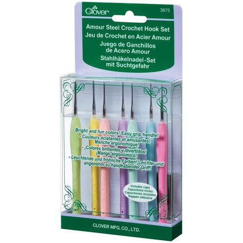 Clover Amour Steel Crochet Hook Set - NewNest Australia