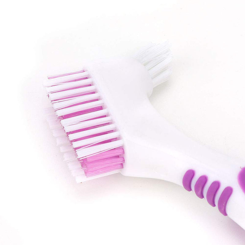 Denture brush, 2 pieces/set, specially developed for the thorough cleaning of dentures and bridges - NewNest Australia