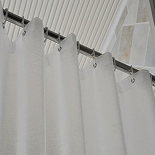 AooHome Frosted Shower Curtain Liner, Eva Extra Long Shower Curtain 72x78 Inch with 3 Bottom Magnets, Heavy Duty, Semi Transparent Pure Translucent 72"x78" - NewNest Australia