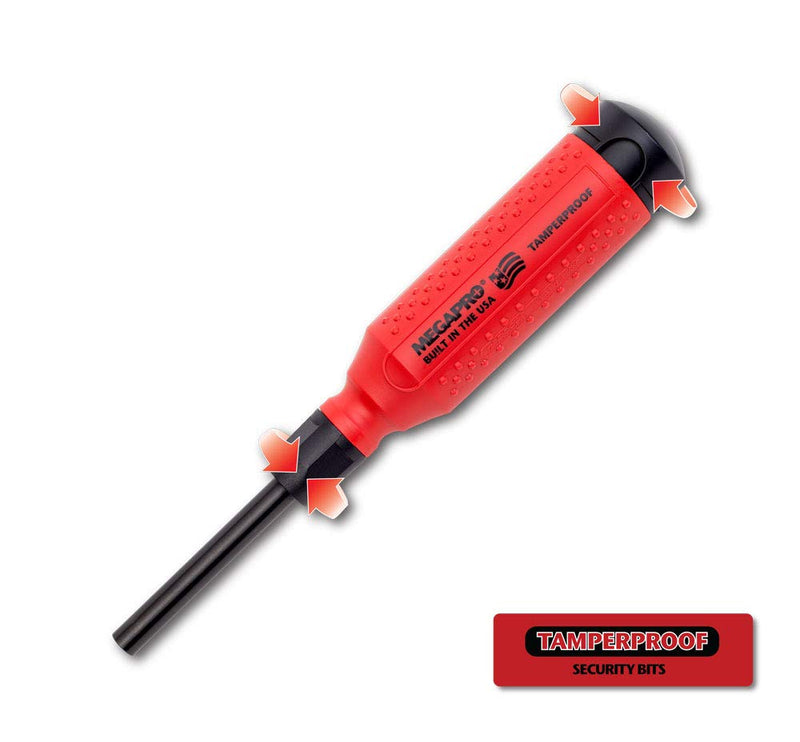 Megapro 151TP 15-In-1 Tamperproof Driver, Red/Black - NewNest Australia