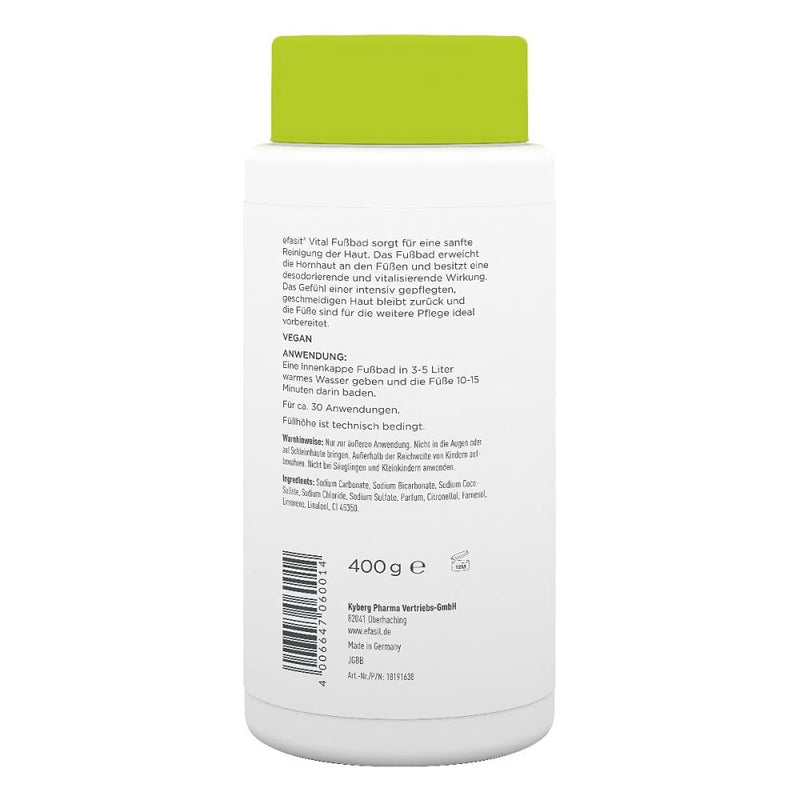EFASIT Vital foot bath 400 g - NewNest Australia