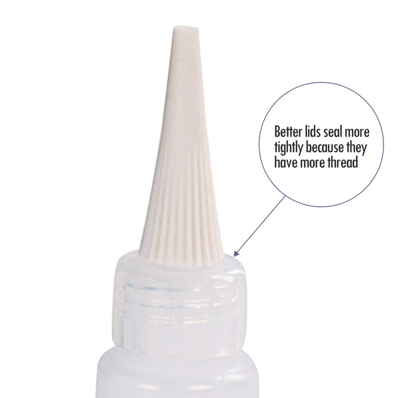 Falling in Art 1 oz. Needle Tip Squeeze Bottles with a Funnel, 6-Pack - NewNest Australia