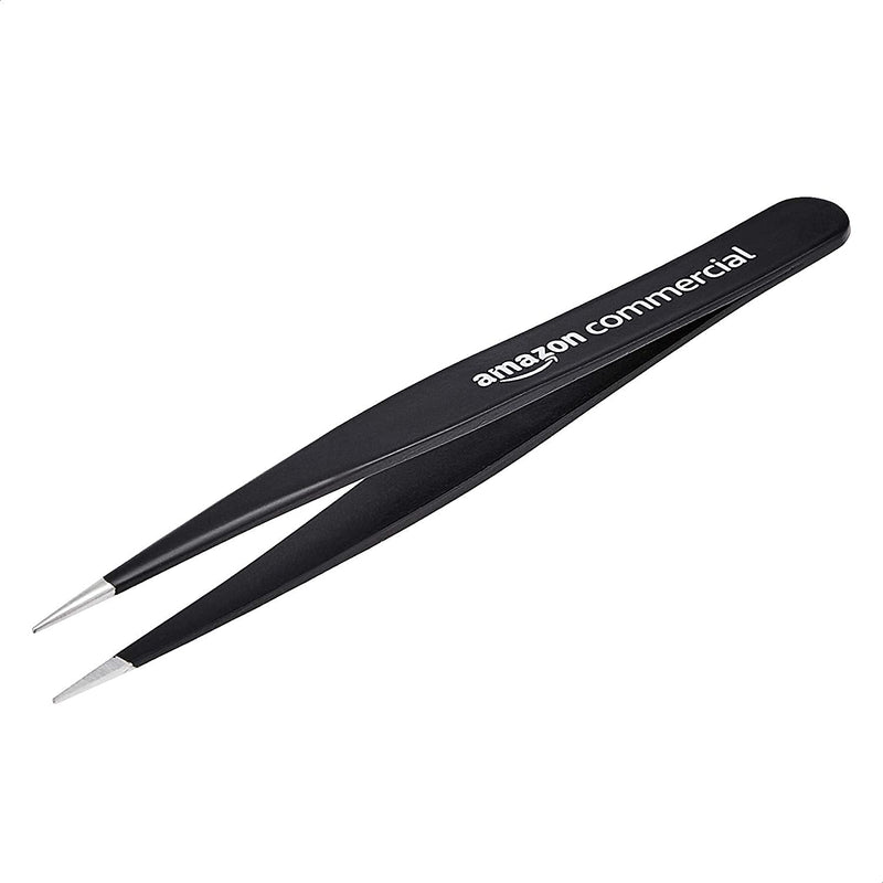 Amazoncommercial Eyebrow Tweezers, Stainless Steel Slanted And Pointed Tweezers For Hair Removal, Precise Tweezers For Ingrown Hair, Eyebrow Plucking 4 Pieces - NewNest Australia