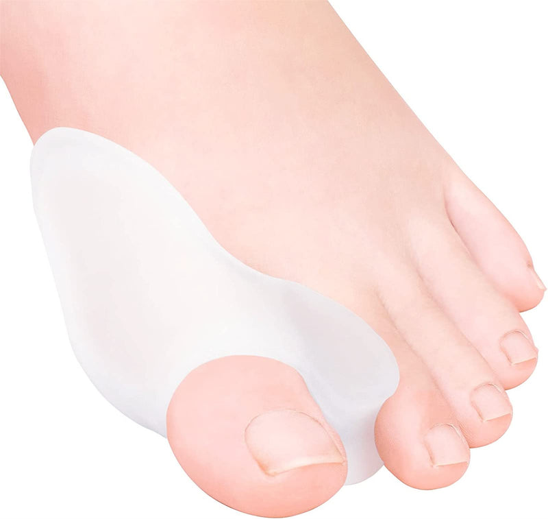 Gel Large Toe Separator Bunion Protector Pain Relief For Crooked Hallux Valgus Overlapping Toes Pressure Protection Corrector Shield Pad Separator Cushion 6 Pack - NewNest Australia
