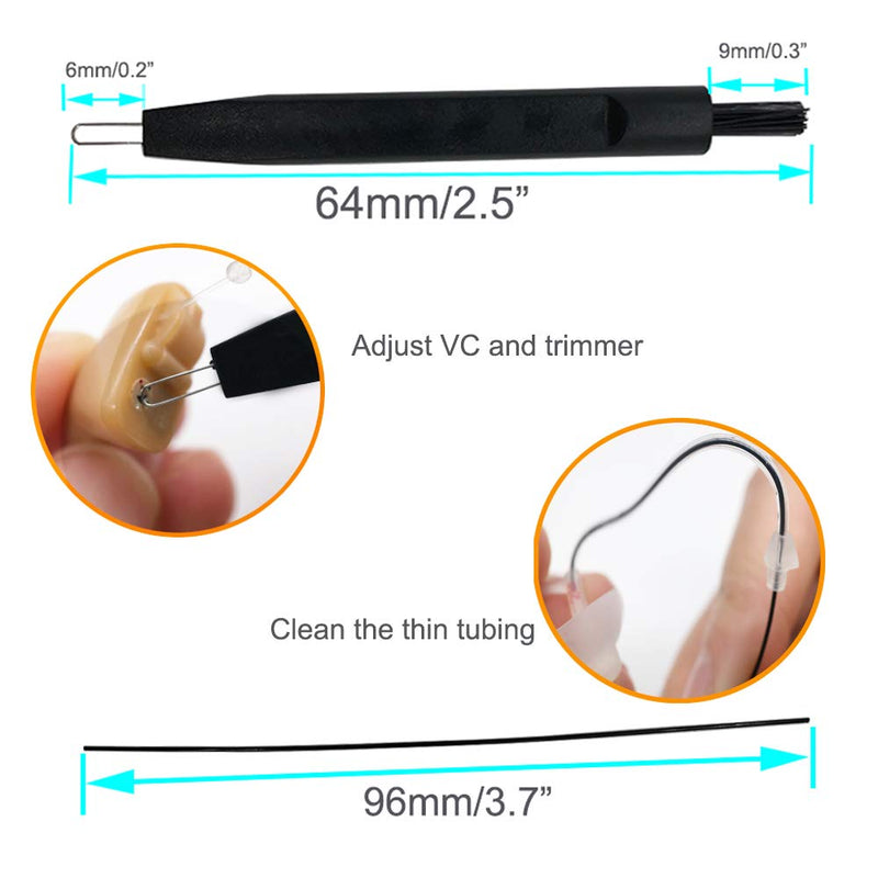 8 pieces hearing aid amplifier cleaning tools, earbuds/Headphones/Airpods cleaner brush kits with case - NewNest Australia