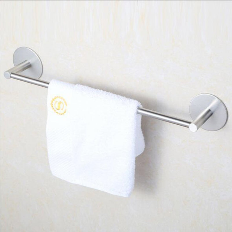 Ulifestar SUS304 Stainless Steel Towel Bar for Bathroom, Strong 3M Self Adhesive Hand Towel Bar Heavy Duty Wall Mount Towel Rack RV Towel Holder Brushed Nickel,16'' - NewNest Australia