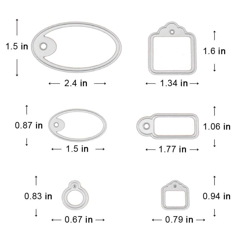 Bookmark Metal Cutting Dies Stencil Template Molds, Embossing Tool Die Cuts for Card Making Album Paper Scrapbooking DIY Etched Dies Craft 0pcs Bookmarks - NewNest Australia