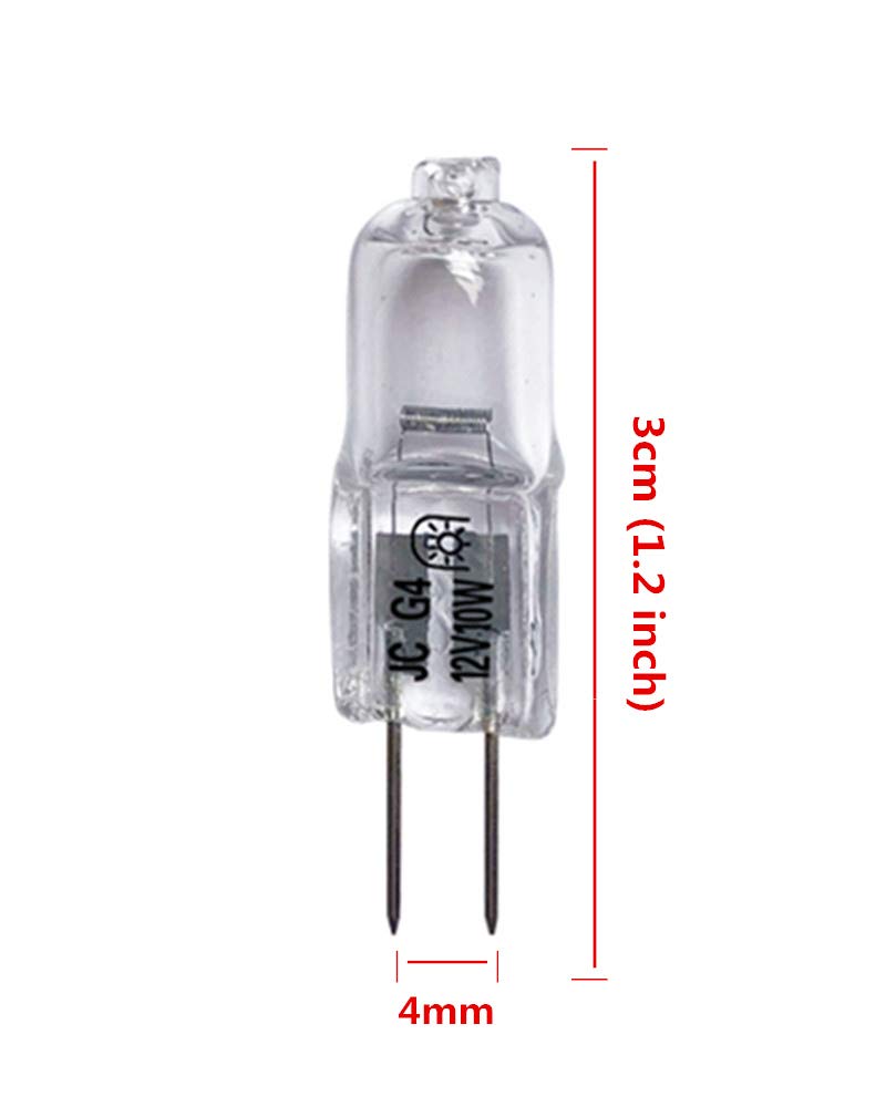 Vstar 10 Watt T3 G4 Base 12 Volt 2500 Hours Light Bulb 10W 12V Landscape(10 Pack) 10w 10pack - NewNest Australia
