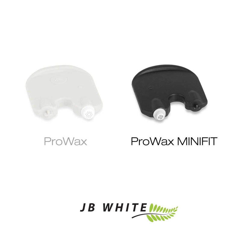 Pack of 30 JB White ProWax MiniFit Cerumen Filters for Hearing Aids Compatible with Oticon, Bernafon and Auditio Hearing Aids, 5 x Disk with 6 Tools and 6 Filters, Black - NewNest Australia