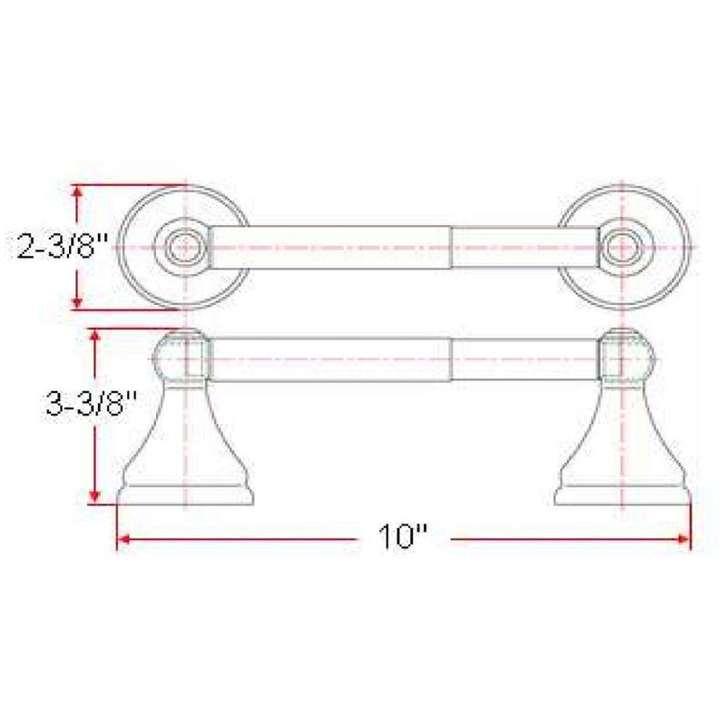 Design House 532960 Allante Towel Bars, Satin Nickel Toilet Paper Holder - NewNest Australia