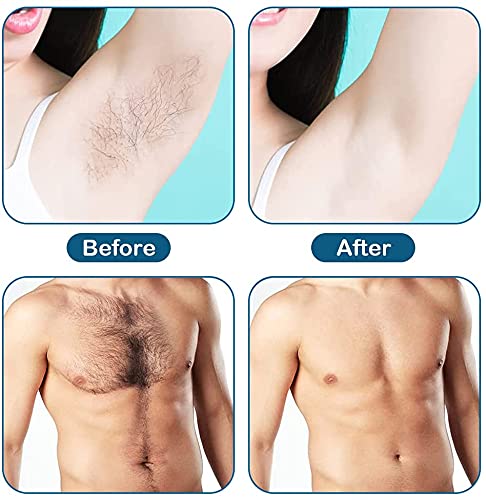 Wax beans for hair removal, wax beads for full body depilation, 400g wax beans and 10 wooden spatulas (4 pack) - NewNest Australia