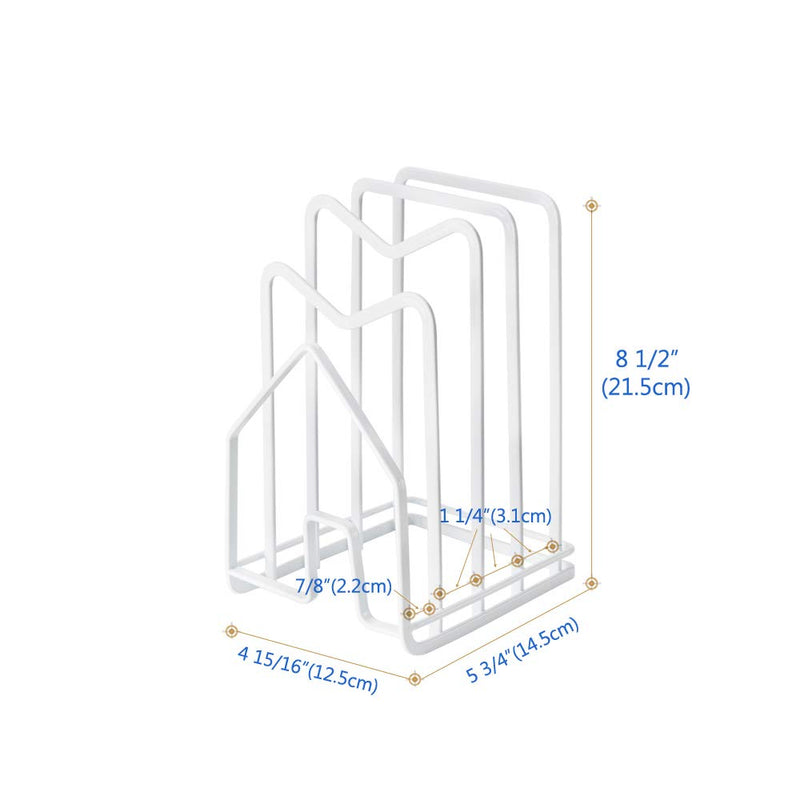 NewNest Australia - Poeland Kitchen Pantry Organizer Rack for Dinnerware, Bakeware, Cookware, Cutting Boards, Pan Lids 