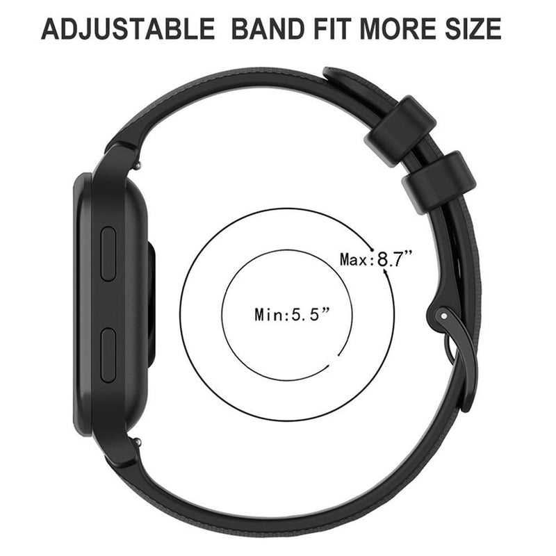 3-Pack Sport Bands Compatible with Fitbit Sense/Versa 3, Classic Soft Silicone Replacement Wristband Strap Accessories for Women Men(Black/Midnight Blue/Gray) Black/Midnight Blue/Gray - NewNest Australia