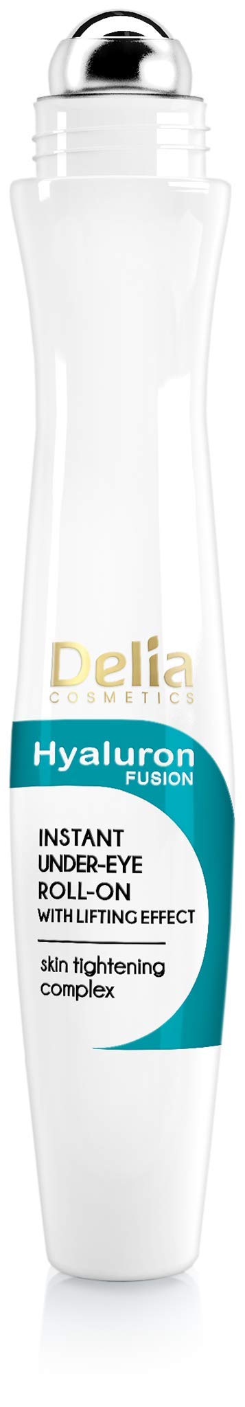 Delia - Hyaluron Fusion - Roll-On Lifting Effect Eye Contour - Instant Under-Eye Tightening Complex - for Dark Circles & Crow's Feet - Brighter, Smooth Look - 15 ml Roll On - NewNest Australia