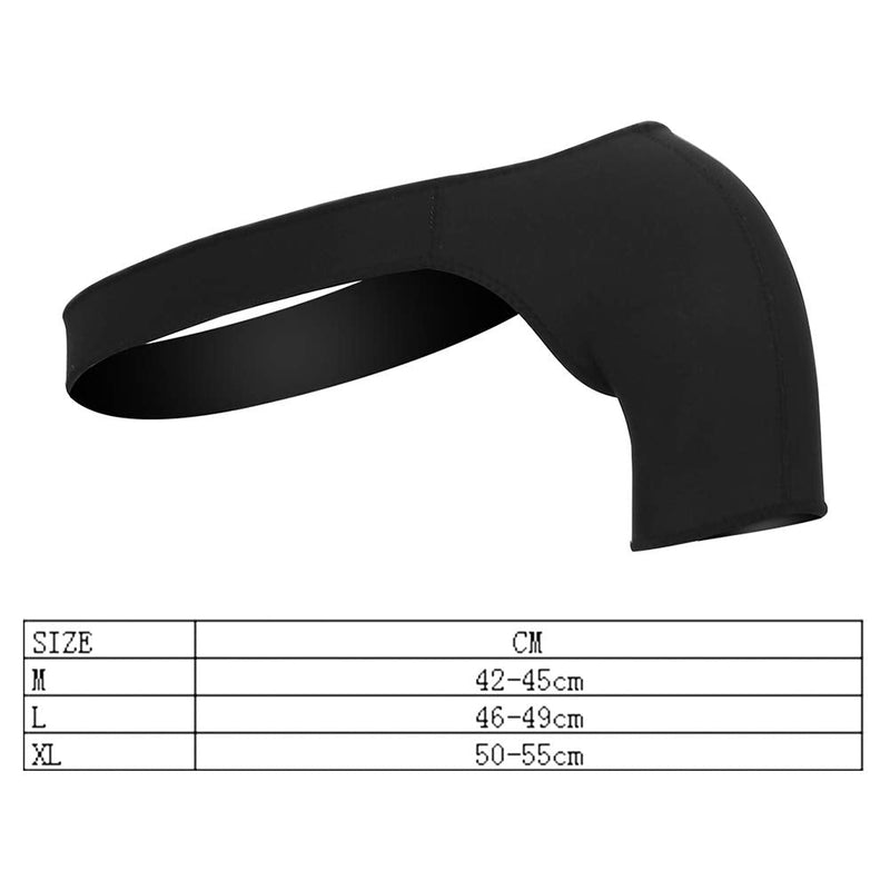 Shoulder Support Rotator Cuff Protector Strap For Shoulder Stability, Injury Prevention In Sports, Dislocated Joint, Sprain, Pain Fits Both Left Shoulders (L 46-49 Cm) - NewNest Australia