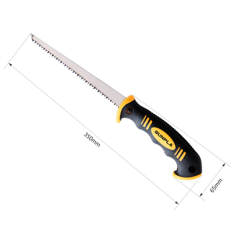 Gunpla 6" Drywall Hand Saw, Sharp Pro Jab Saw with Ergonomic Soft-Grip Handle Perfect For Sawing, Trimming, Gardening, Pruning & Cutting Plasterboard, Wallboards & More - NewNest Australia