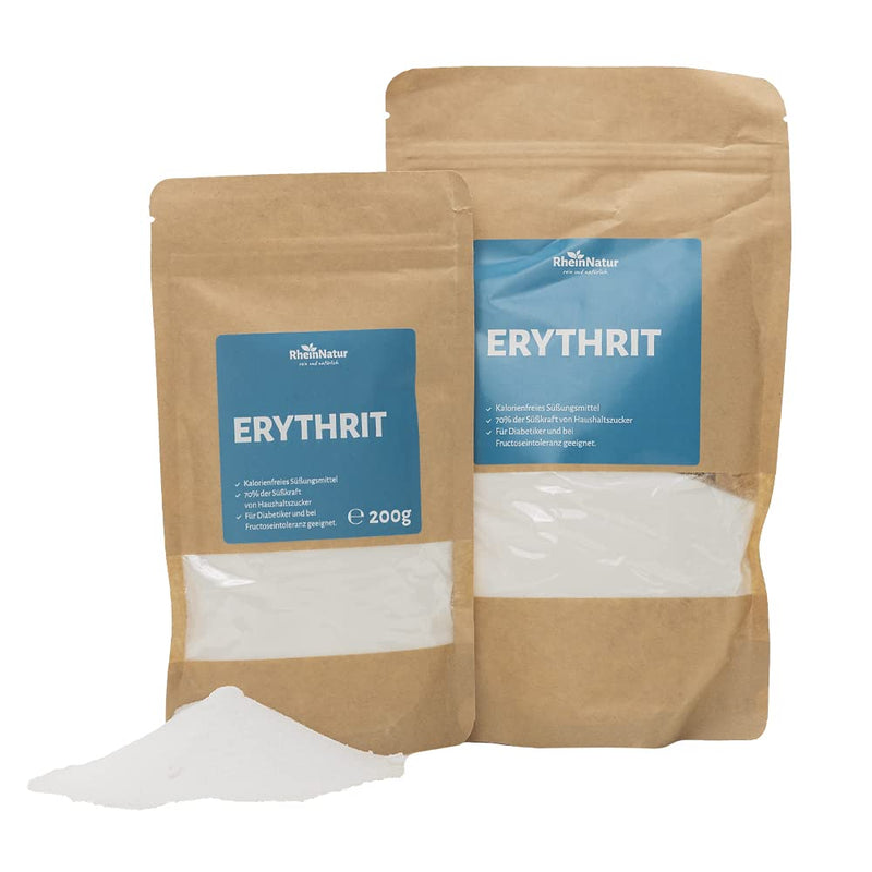 Rheinnatur Erythritol 500 G - Sugar Substitute Without Calories With 70% Of The Sweetening Power Of Sugar - Vegan, Gluten-Free & Suitable For Diabetics 500 G (Pack Of 1) - NewNest Australia