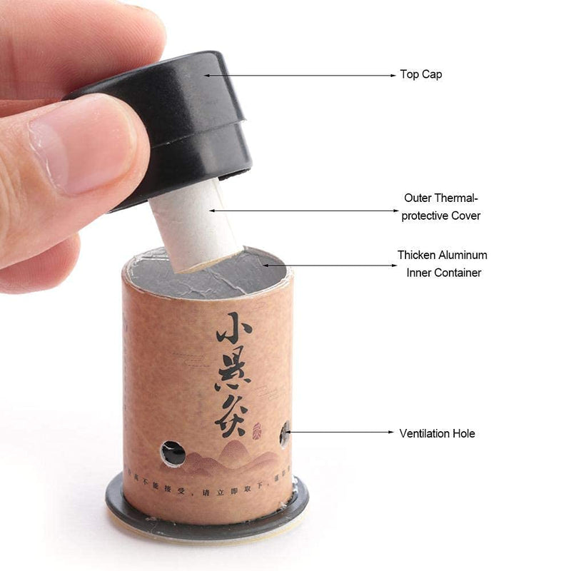 Moxibustion Self-Adhesive Mini Moxa Sticks Moxa Bruner For Moxibustion Treatment Chinese Acupuncture Massage Tool Health Care Stick On Moxa Roller Set Moxa Cigar Mugwort - NewNest Australia