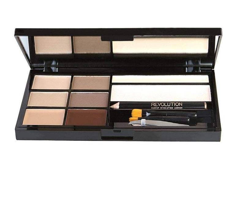 Makeup Revolution – Ultra Brow Eyebrow Kit – Fair to Medium - NewNest Australia