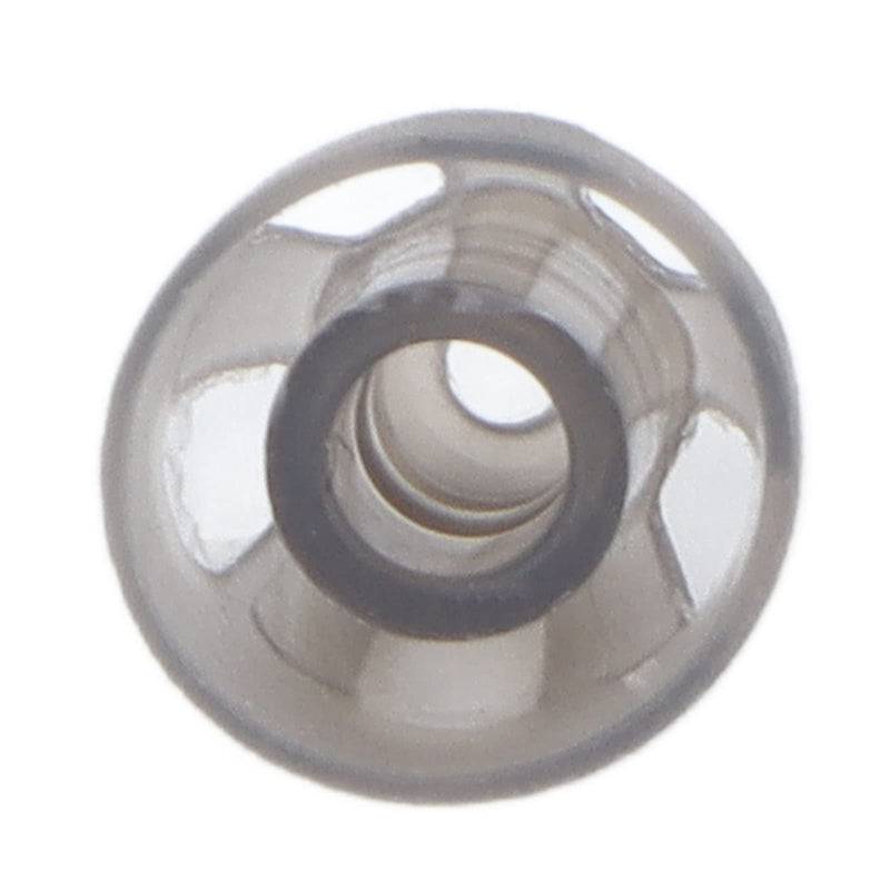 Pack of 10 Hearing Aid Dome, Open Domes Replacement Ear Plugs Soft Silicone Earplugs for Elderly People (Black)(S) - NewNest Australia