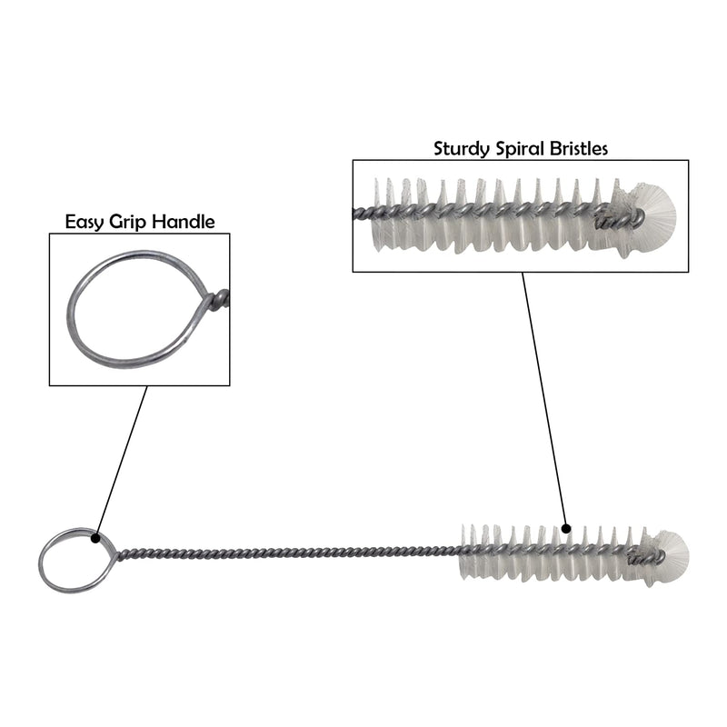 Airlock Brush  Clean Your 3 Piece Airlock and Bungs In-Between Batches of Beer, Wine, Mead, Cider, and More  Remove All Debris and Stains  Perfect Fit for 3Piece Airlock and Drilled Rubber Stoppers - NewNest Australia