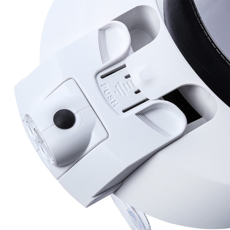 Meichoon Magnifying Glasses Head Mount Magnifier Double Led Lights 1 X 1.5 X 2 X 2.5 X 3.5 X 5 Lenses Magnifier With Batteries For Reading Maintenance Inspection Welding Embroidery Uc41 - NewNest Australia