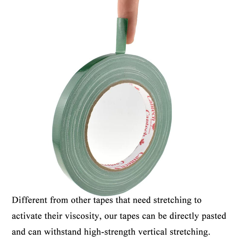 HAHIYO Green 0.5Inch Wide (200Feet/66Yard Total) 2Rolls Floral Tape Waterproof Florist Tape Flower Wrap Adhesive Waterproof Decorative Tape for Bouquet Stem Wrapping Flower Arranging and Floral Craft Green-0.5in-2P/66Yard - NewNest Australia