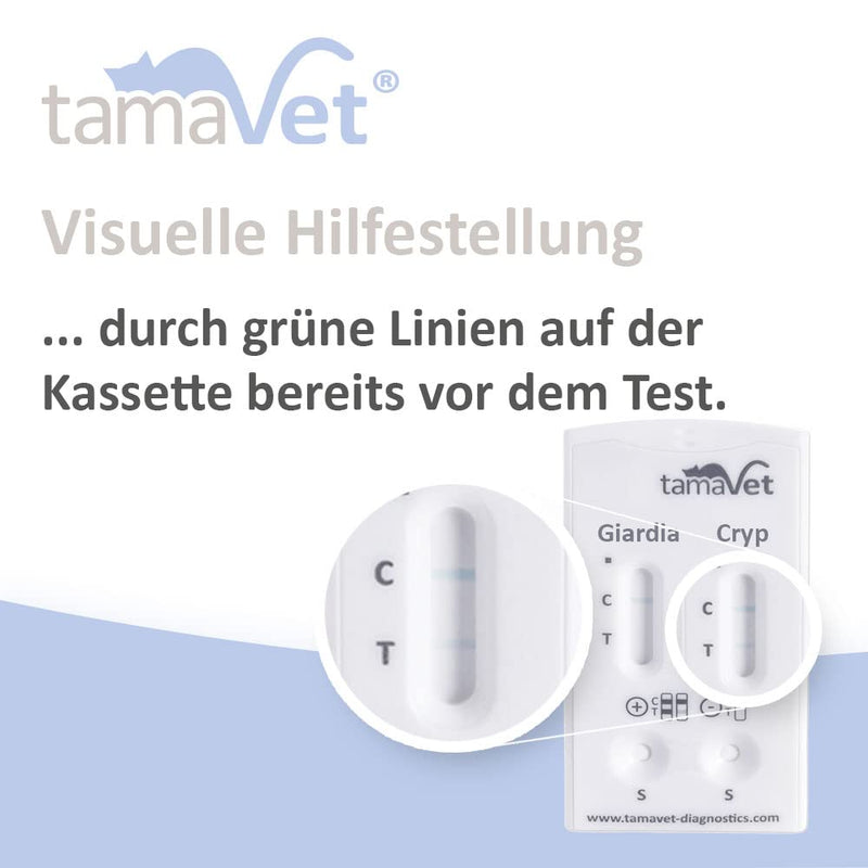 tamaVet® Multi 2TD detection test Giardia and Cryptosporidium parvum - rapid test Giardia and Crypto for dogs and cats 1 piece (pack of 1) - NewNest Australia