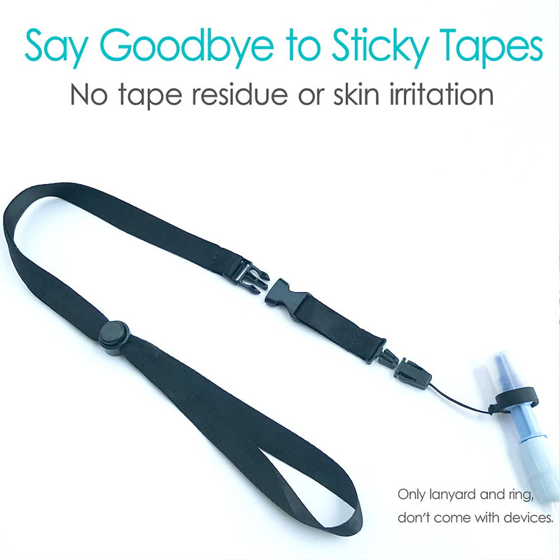 Detachable Peritoneal Dialysis Transfer Set Holder Adjustable Lanyard with Quick Release Buckle Secure PD Catheter Tube Shower Accessories 2PCS - NewNest Australia