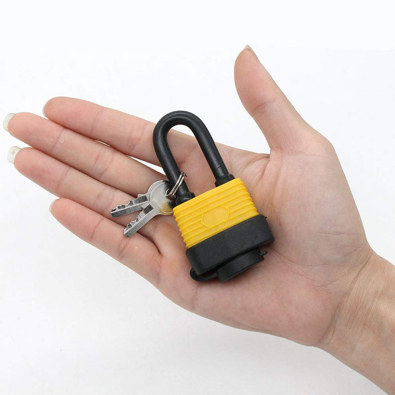 30mm Waterproof Padlock - Ideal for Home, Garden Shed, Outdoor, Garage, Gate Security (2 Pieces Set, Send a Small Password Lock) - NewNest Australia