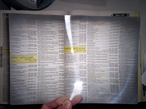 Opticlens Brand 2 Pack Full Page 3X Magnifier/Plastic Magnifying Sheet Fresnel Lens, 2 Count (Pack of 1) - NewNest Australia