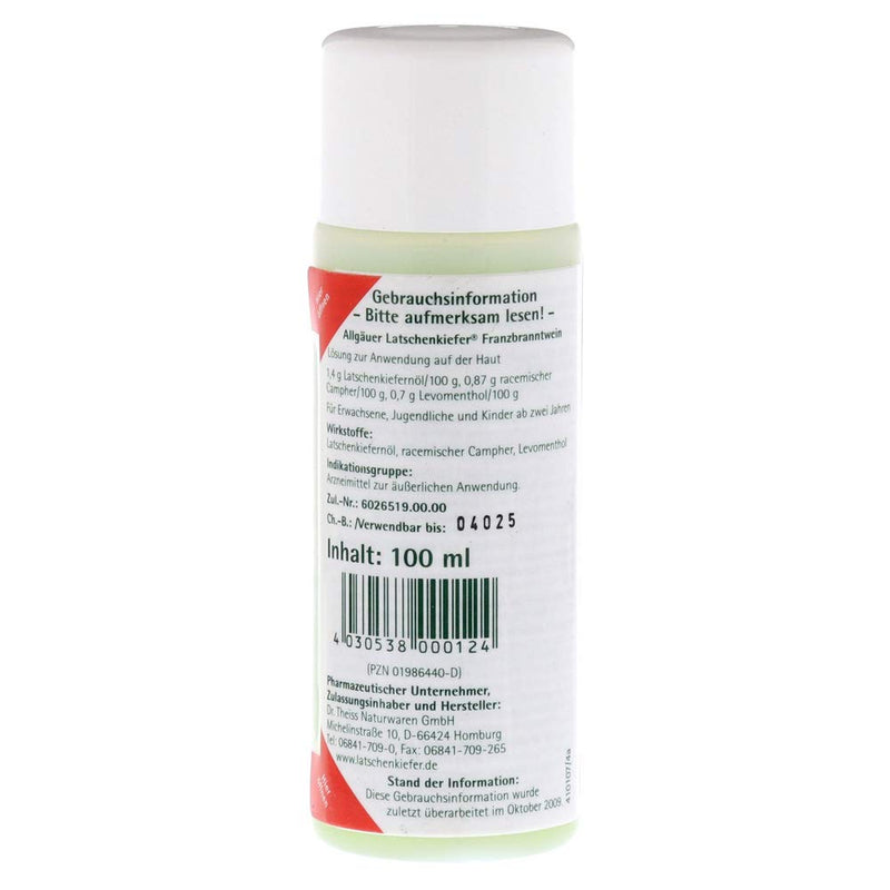 ALLGÄUER LATSCHENK. Rubbing alcohol extra s 100 ml - NewNest Australia