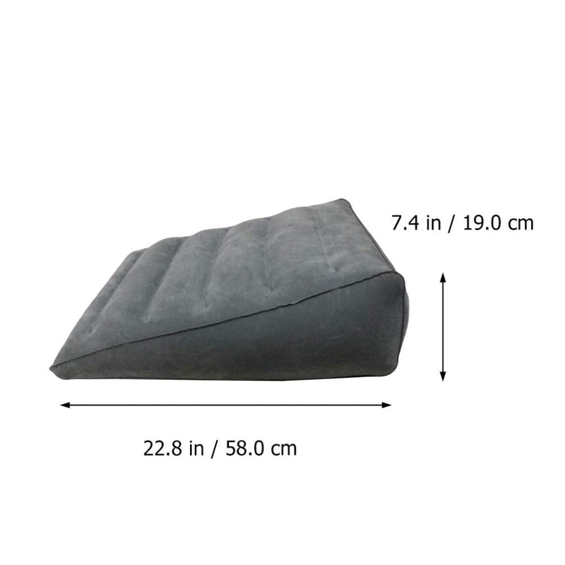 Healifty Inflatable Wedge Pillow Triangle Portable Bed Wedge Leg Rest Lifter Cushion Pillow for Post- Surgery Pain Relief Foot Ankle Injury Sleeping Travel Trip - NewNest Australia