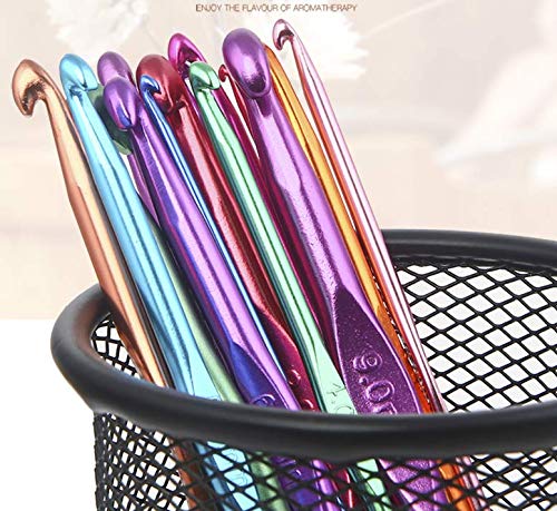 14PCS Aluminum Crochet Hooks Knitting Needles Craft Yarn 2.0mm/2.5mm/3.0mm/3.5mm/4.0mm/4.5mm/5.0mm/5.5mm/6.0mm/6.5mm/7.0mm/8.0mm/9.0mm/10.0mm - NewNest Australia