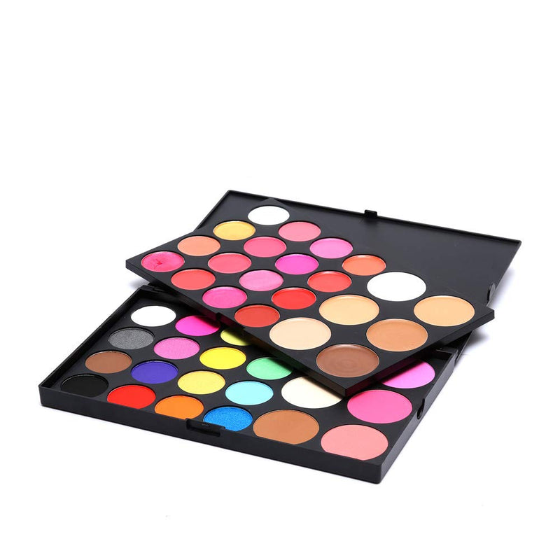 Pro 44 Colors Eyeshadow All In One Makeup Palette Cosmetic Contouring Kit Combination with Blusher/Concealer and Lip Gloss #3 - Ideal for Professional and Daily Use - NewNest Australia