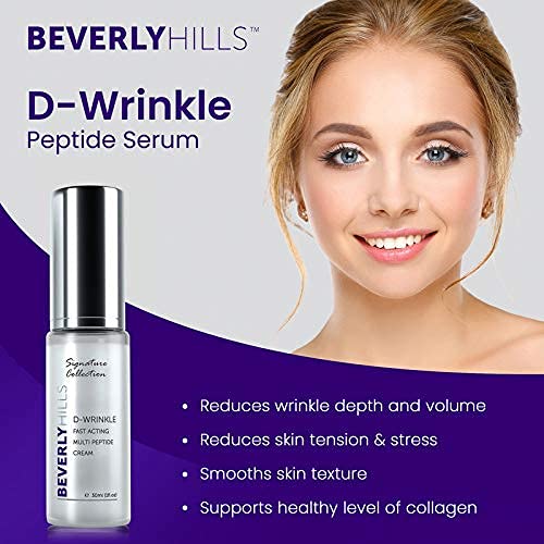 Anti Ageing D-Wrinkle Peptide Cream for Wrinkles, Skin Elasticity and Rejuvenation - NewNest Australia