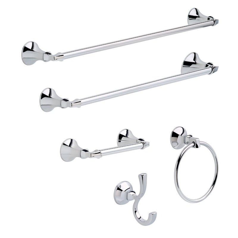 Delta 76446 Ashlyn Towel Ring, Chrome Polished Chrome - NewNest Australia