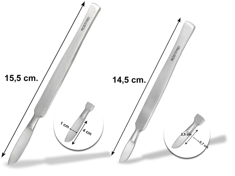 Callus Scraper Feet 6-Piece Set Dull Scalpels Professional Cream Scraper Spatula Stainless Steel Callus Remover Foot Care Scraper For Gentle Removal Of Callus For Pedicure Callus Removal - NewNest Australia