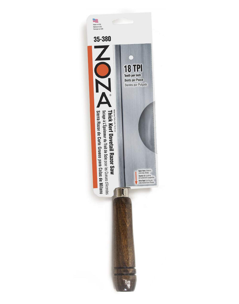 Zona 35-380 Thick Dovetail Saw, 18 TPI, 020-Inch Kerf, Blade Length 8-Inch, Cut Depth 1-3/4-Inch - NewNest Australia