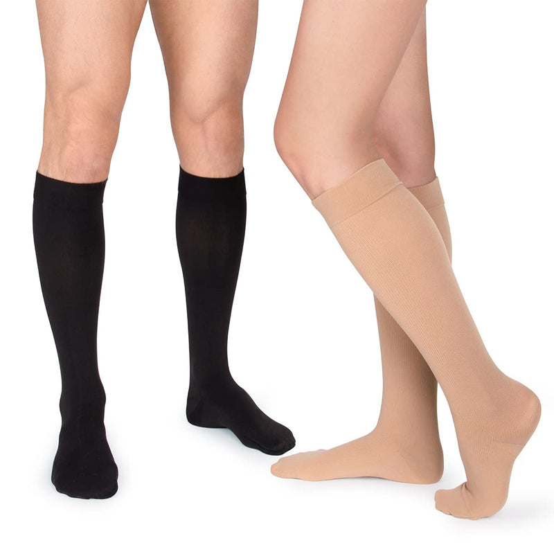 Kuzimua 6 Pairs Of Compression Stockings, Knee Socks, Support Stockings, Running Socks For Women And Men, Sports, Running, Flight, Travel, Pregnancy, Medical Compression Socks - NewNest Australia