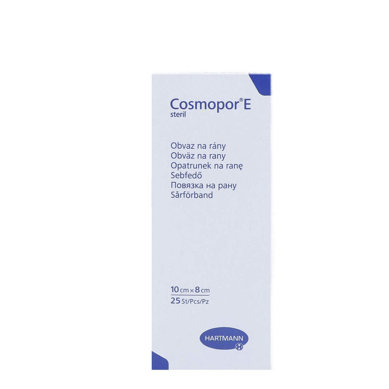Cosmopore E Wound Dressings Fleece 10 x 8 cm Sterile Pack of 25 - NewNest Australia