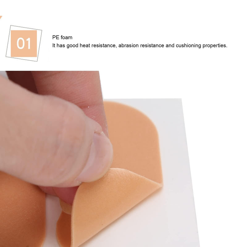 Moleskin Feet Adhesive Pads 15 Sheets Waterproof Non-Slip Heel Stickers Foot Care Tool High Heel Stickers to Prevent Scuffing Blisters - NewNest Australia