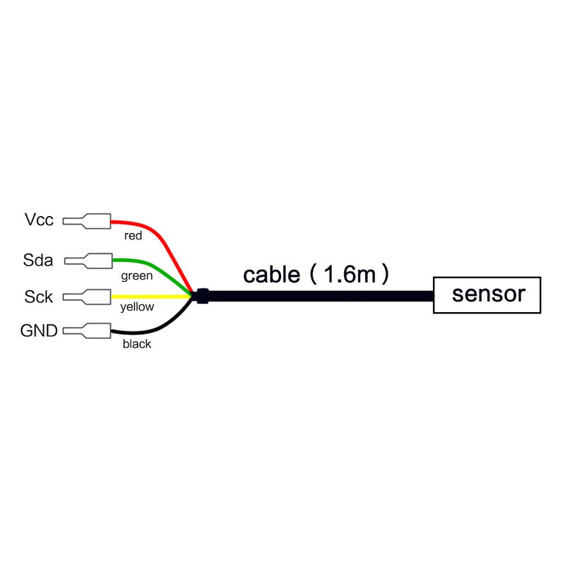 Walfront FS200-SHT10 Soil Temperature and Humidity Sensor Probe, Digital Soil Moisture Sensor Meter Idea for Garden Lawn Plant Pot - NewNest Australia