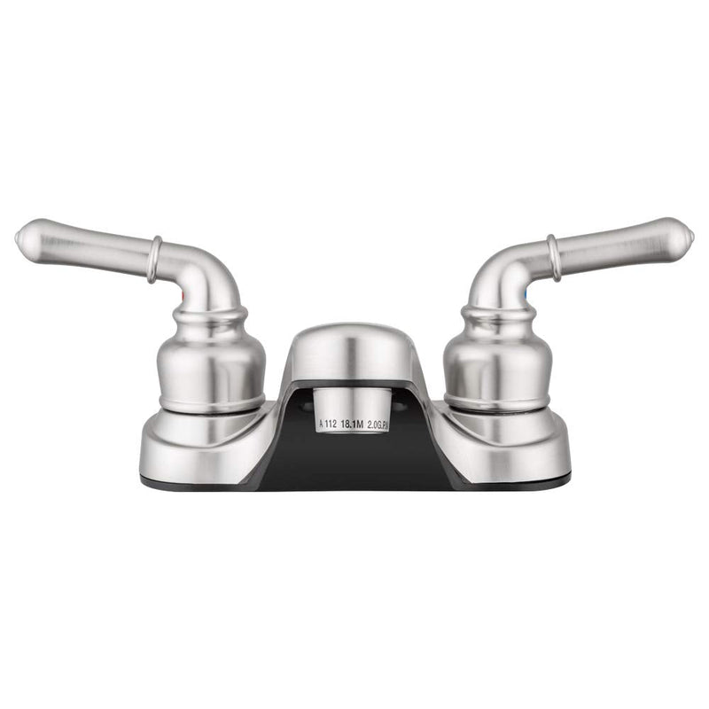 Pacific Bay Lynden Bathroom Faucet - Metallic Plating Over ABS Plastic (Brushed Satin Nickel) Brushed Satin Nickel - NewNest Australia