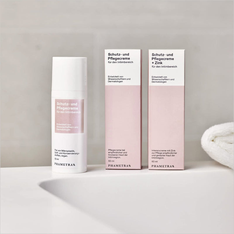 Phametra Protective And Care Cream + Zinc For The External Intimate Area, Intimate Care With Zinc For The Care Of Sensitive And Irritated Intimate Skin, Fragrance-Free, Vegan, No Microplastics, 50 Ml - NewNest Australia